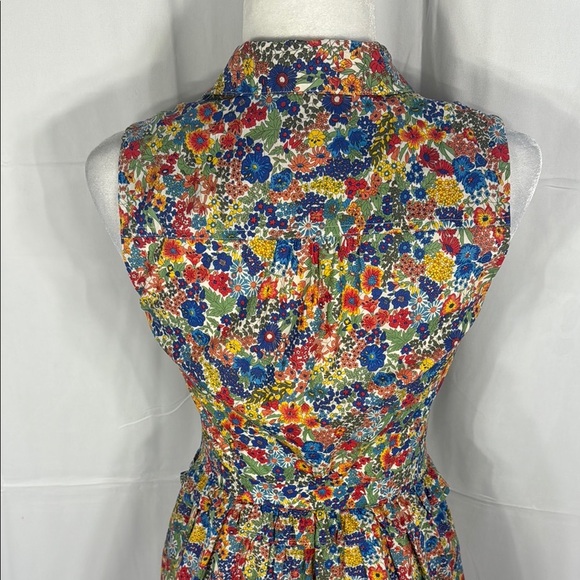 J.Crew Liberty Fabric Floral Dress (Size 00): - Picture 8 of 11